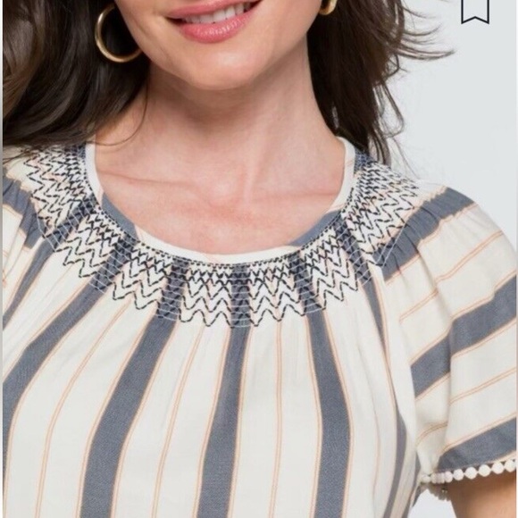 DANIEL RAINN Mallory Embroidered Boho Top - Picture 4 of 10